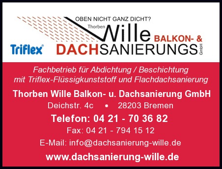 Thorben Wille Balkon- u. Dachsanierung GmbH
