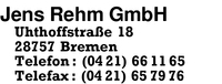 Rehm, Jens, GmbH