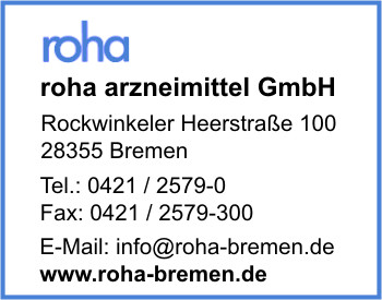 roha arzneimittel GmbH