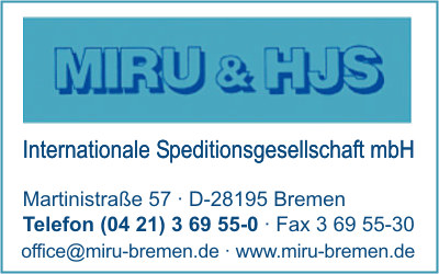 MIRU & HJS Internationale Speditionsgesellschaft mbH