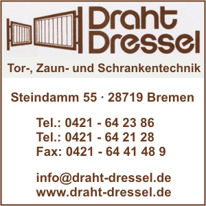 Draht-Dressel Tor-Zaun- u. Schrankentechnik