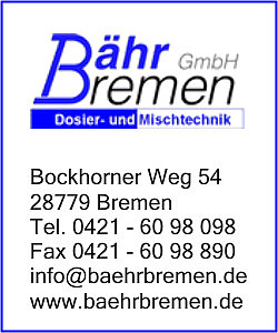 Bhr GmbH Bremen Dosier- und Mischtechnik