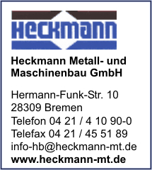 Heckmann Metall- und Maschinenbau GmbH