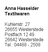 Hasselder, Anna