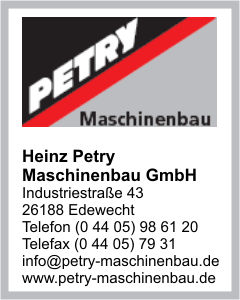 Petry Maschinenbau GmbH, Heinz