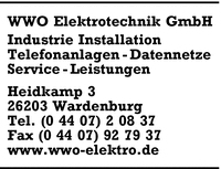 WWO Elektrotechnik GmbH