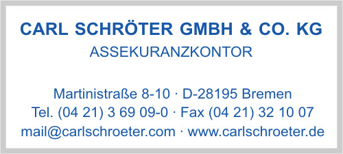 CARL SCHRTER GMBH & CO. KG  ASSEKURANZKONTOR